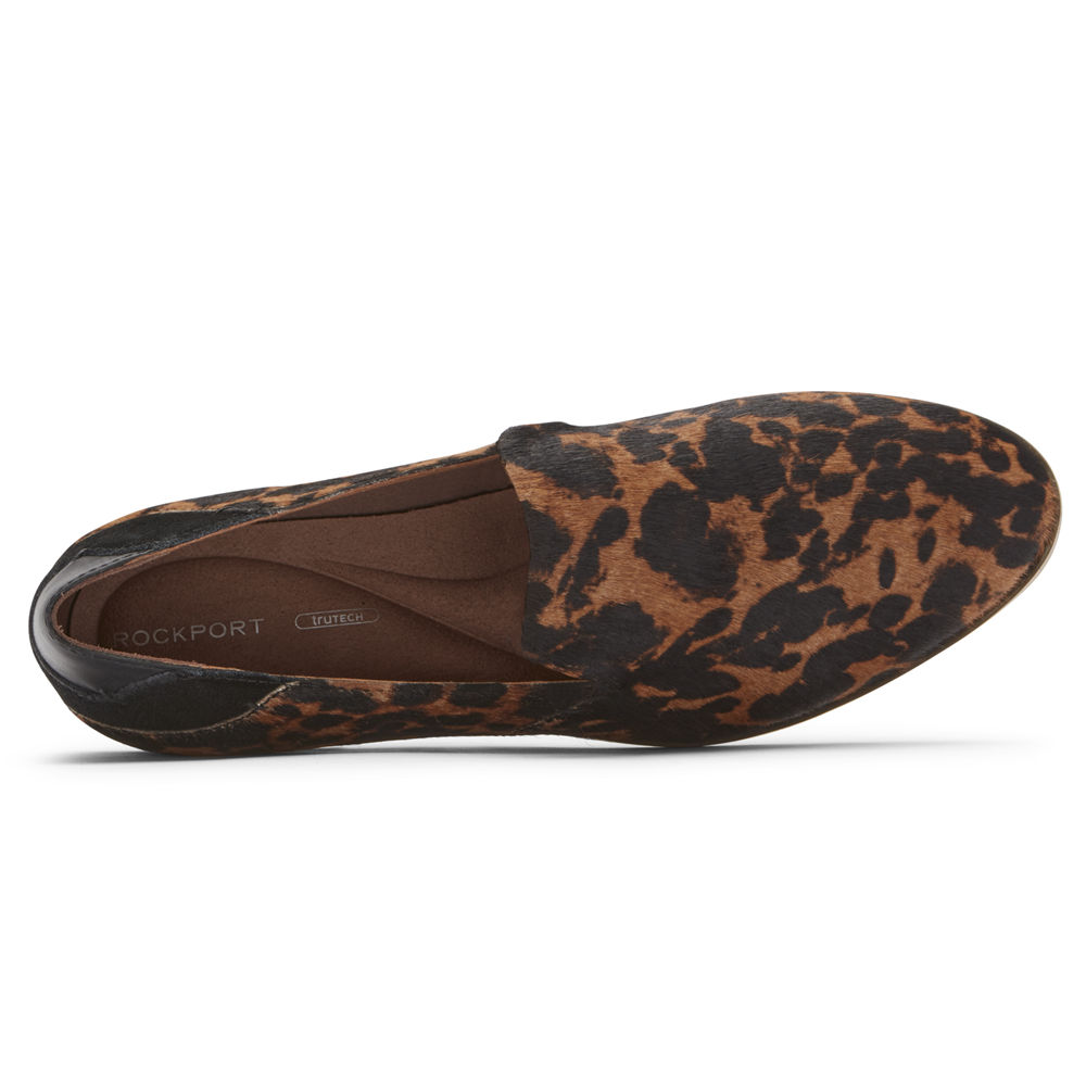 Mocasines Rockport Mujer Mexico - Perpetua Leopardo - KIMDL5328